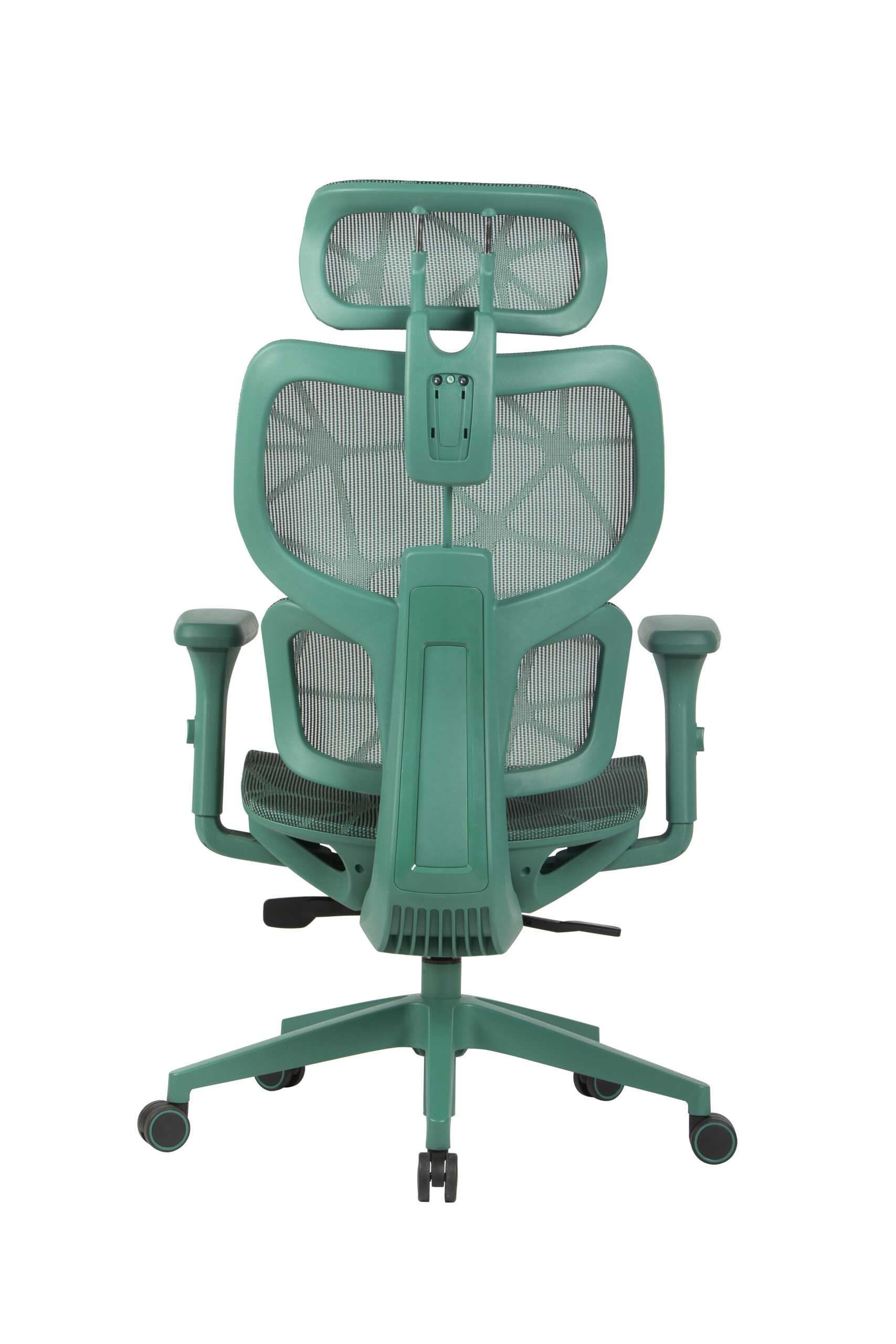 Scaun de birou Humantech cu Tetieră, Verde - imagine 3