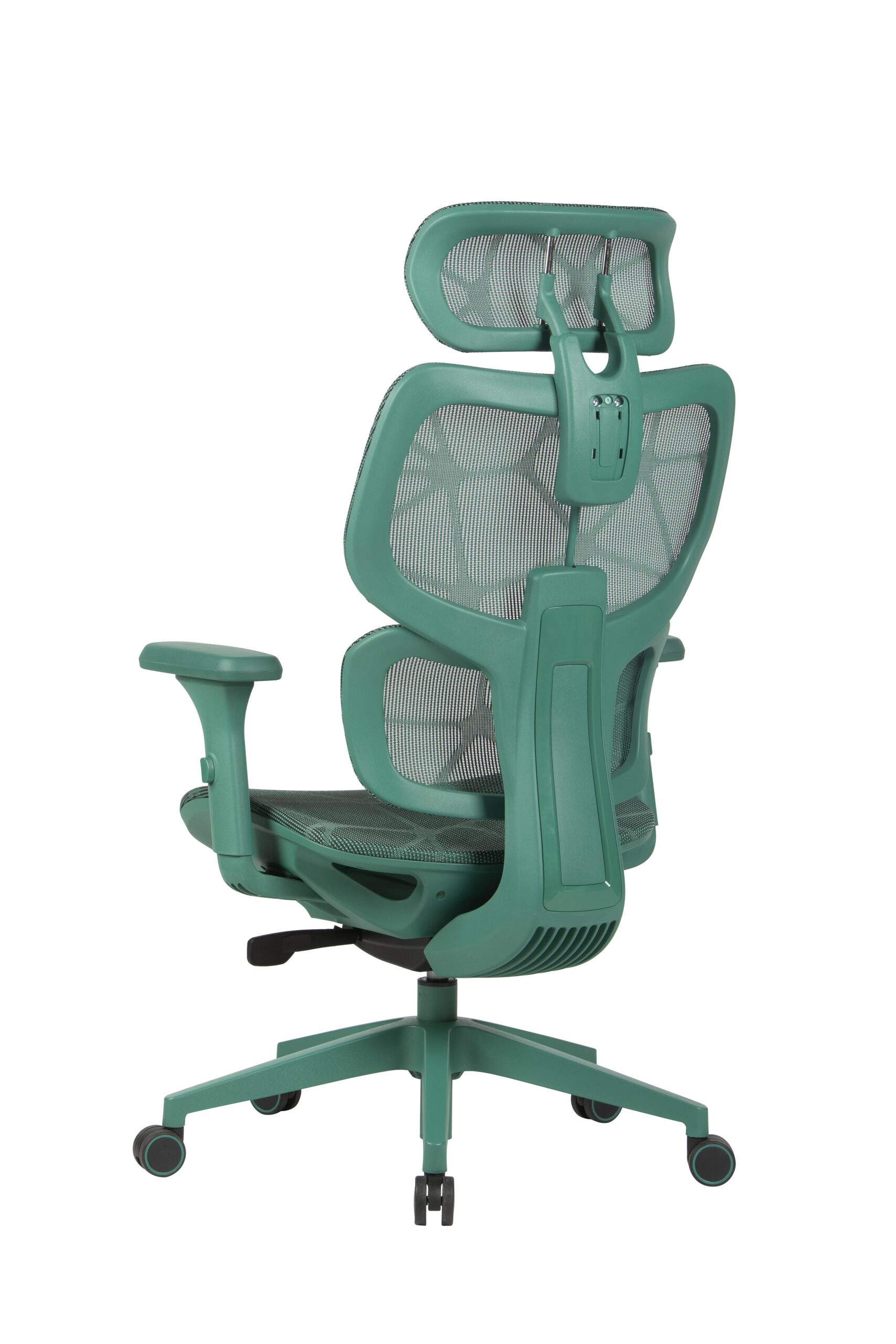 Scaun de birou Humantech cu Tetieră, Verde - imagine 4