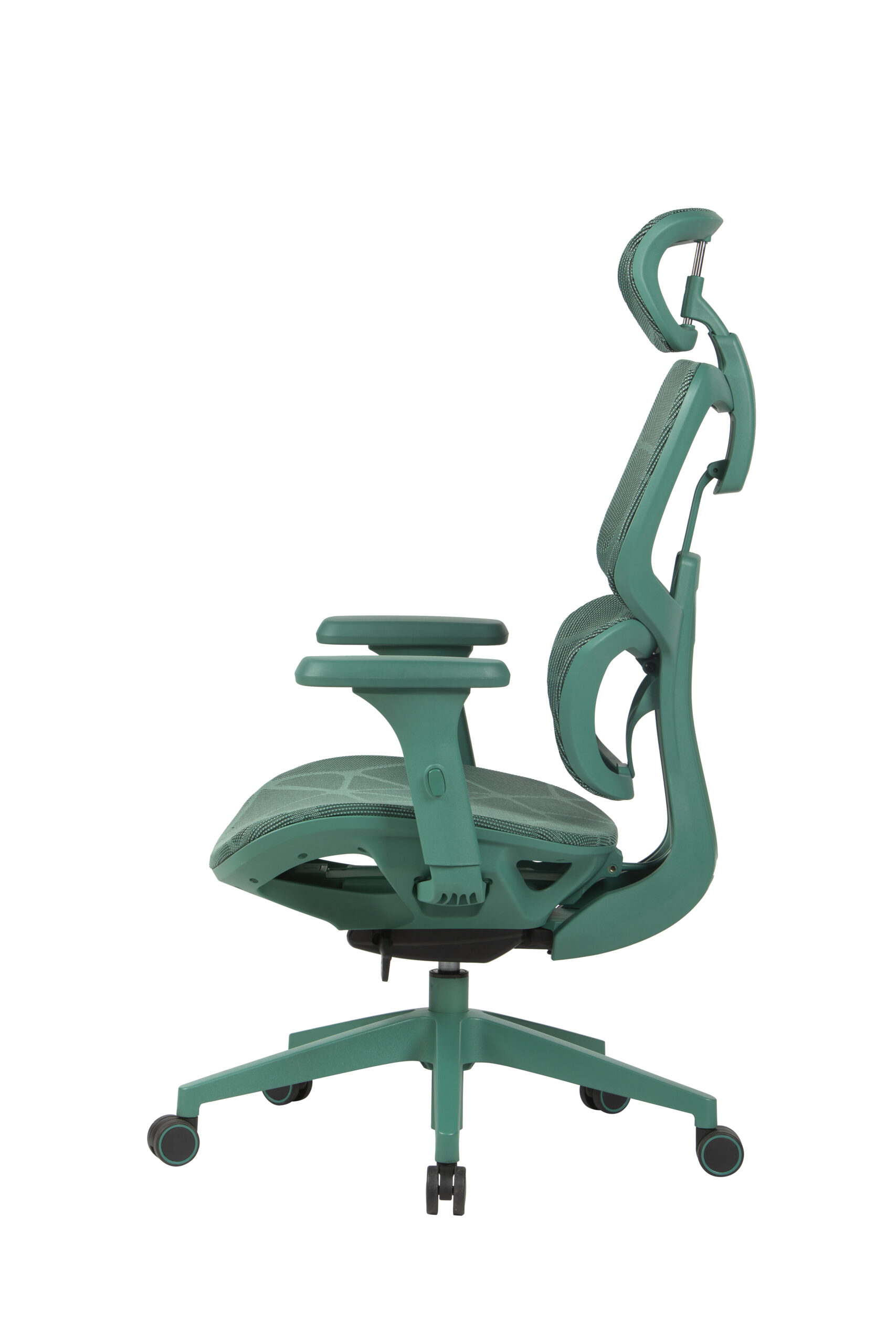 Scaun de birou Humantech cu Tetieră, Verde - imagine 5