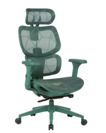 Scaun de birou Humantech cu Tetieră, Verde