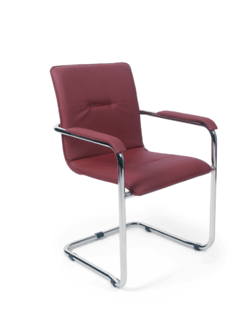 Scaun Sally CR Eco Piele Bordeaux