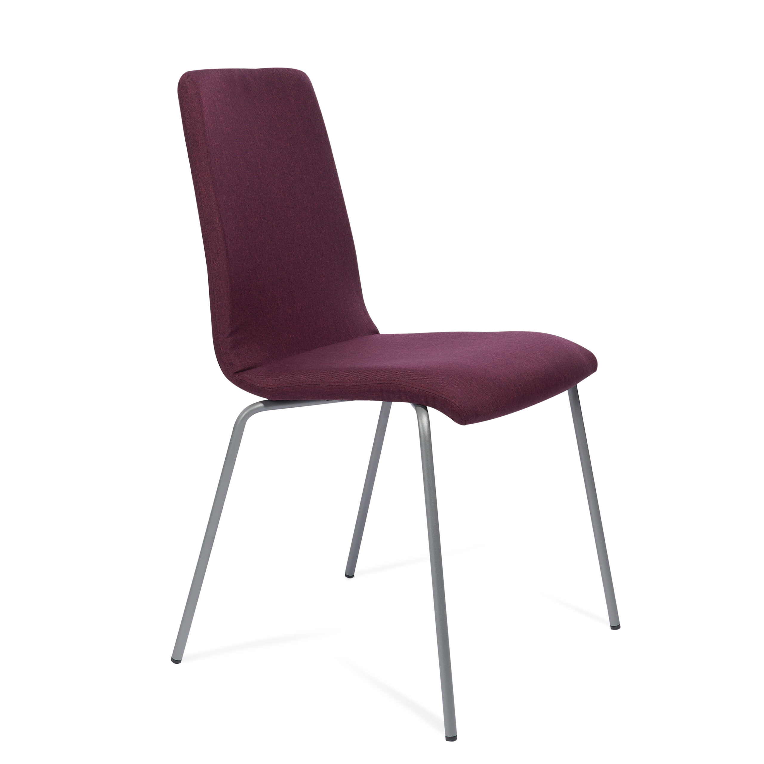 Scaun Viola Lila cu Cadru Gri - imagine 4