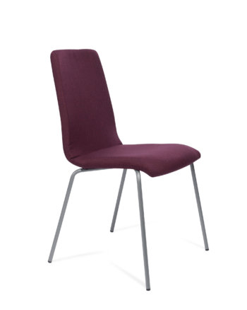 Scaun Viola Lila cu Cadru Gri