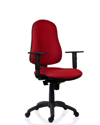 Scaun de birou Felix Syn Roșu cu Brațe Reglabile