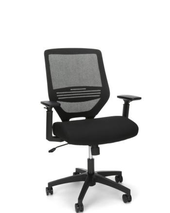 Scaun de birou MC-1083, Mesh Negru, Șezut Negru