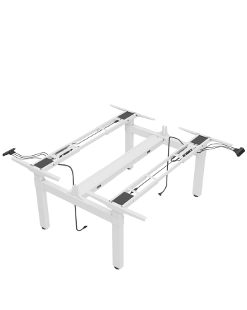 Cadru Masă Reglabilă EP ALB cu 2 motoare (FACE2FACE)