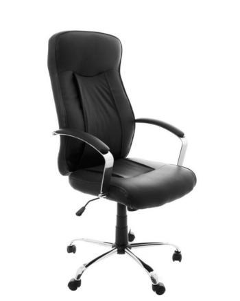 Scaun directorial MONTGOMERY pe Eco Piele Neagră