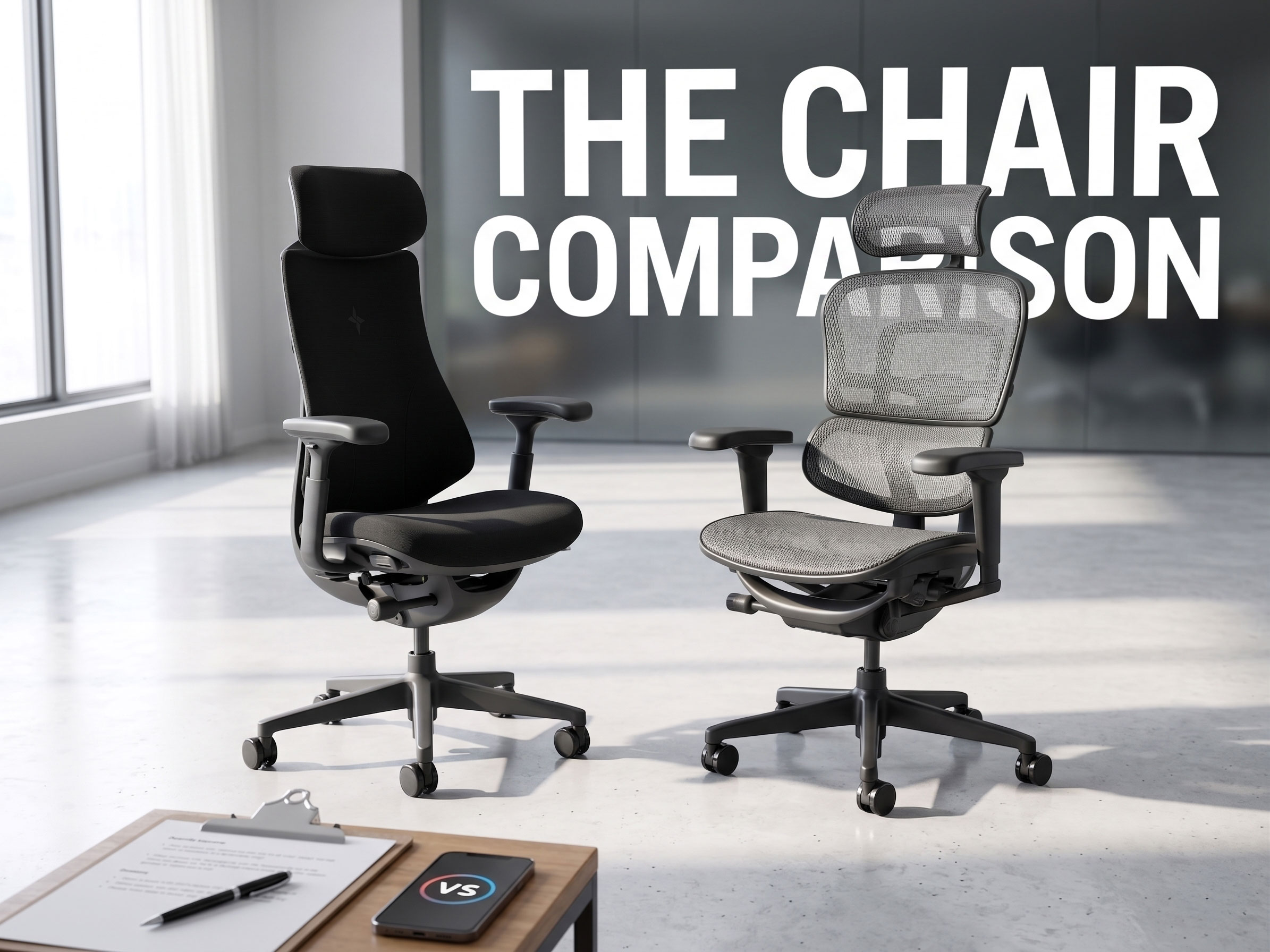 Comparație design Ergohuman și LiberNovo