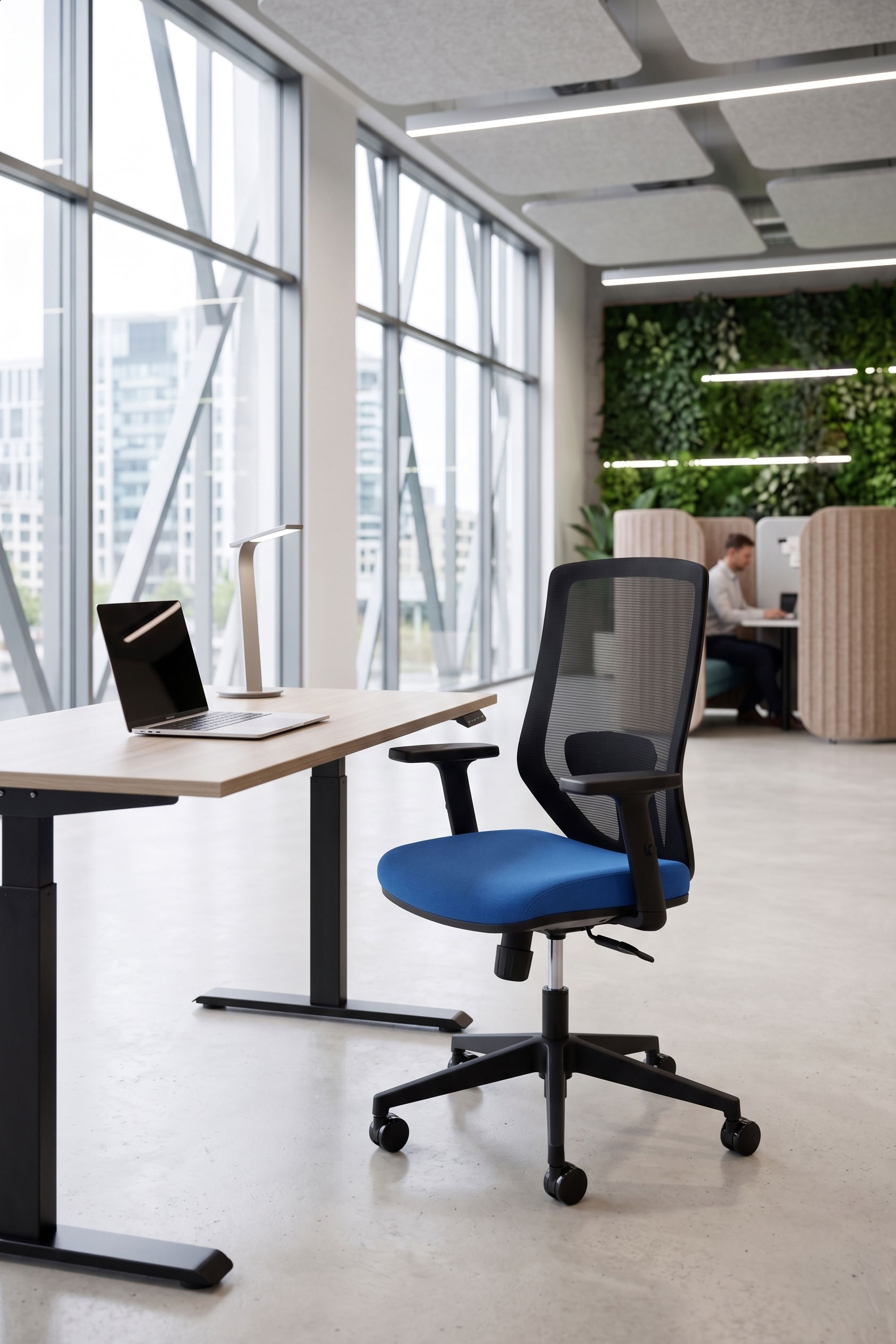 Scaun Zen in ambient de birou 1